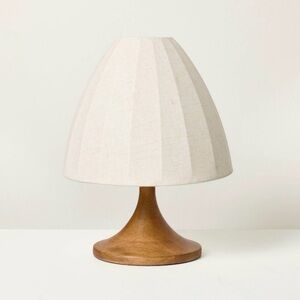 Wood Trumped Table Lamp — Hearth & Hand with Magnolia